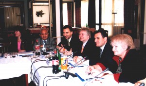from left to right: Mira Blazevska, Councillor (Consumer protection); Ruzhdi Ibraimov, Legal Councillor (ret.); Darko Janevski, Macedonian Senior Legal Advisor; Hans-Jürgen Zahorka, EU Senior Legal Advisor; Krum Efremov, Head of Sector (WTO/Trade); Ljubica Simonovska, Chamber of Commerce of Macedonia